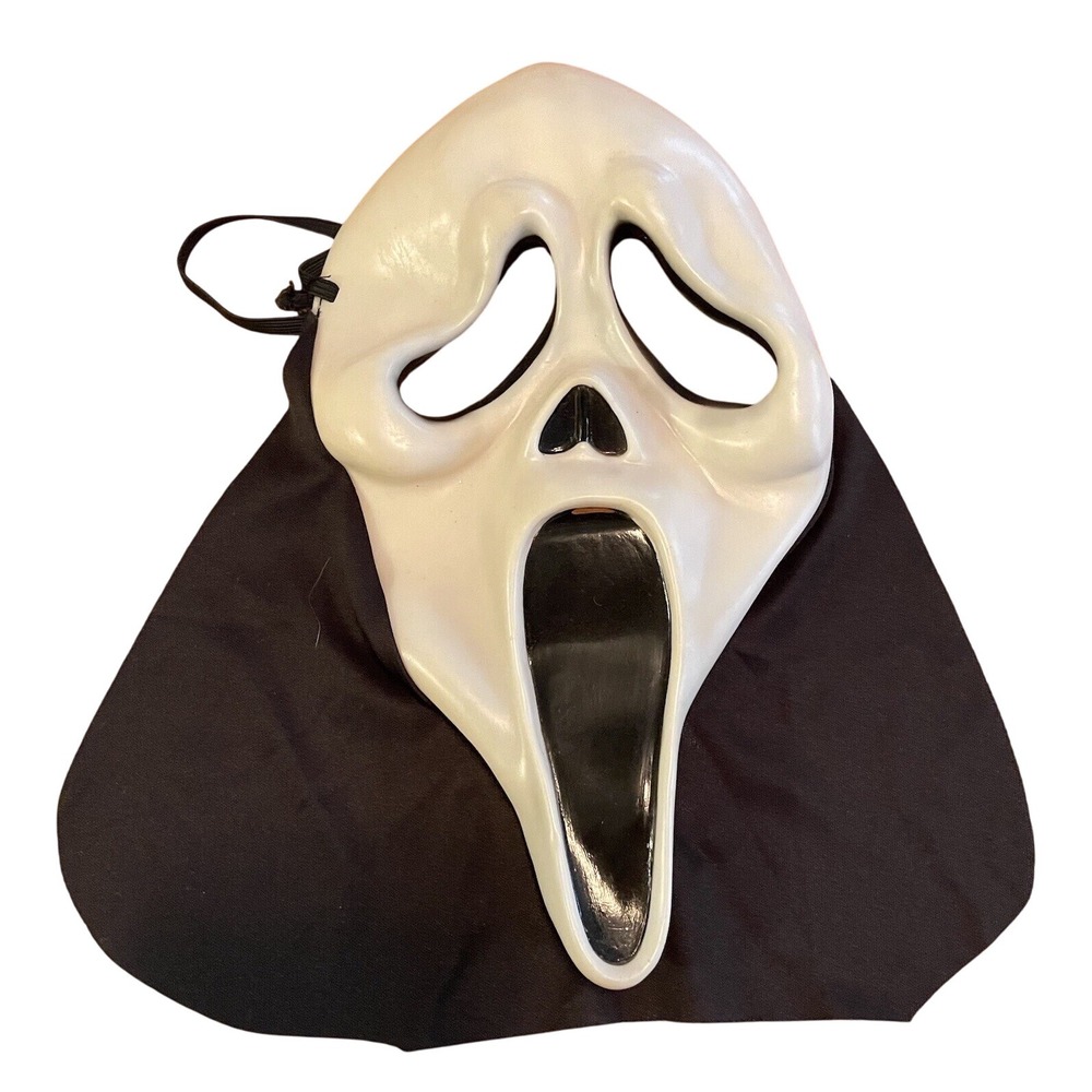 Vintage Ghost Face Mask Costume Easter Unlimited Scream Movie No Hood